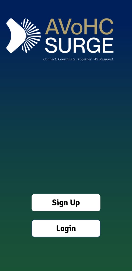 AVoHC SURGE App Screenshot